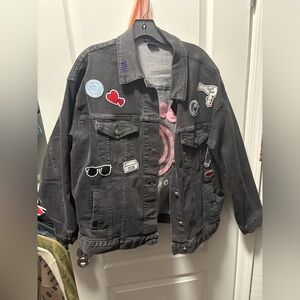 Monat Black Jean Jacket